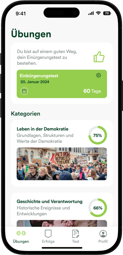 Citizenship Test mobile app